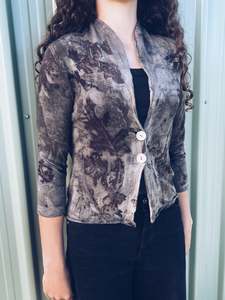 Wild 3/4 top ~ Silk/Merino ~ XXS/XS