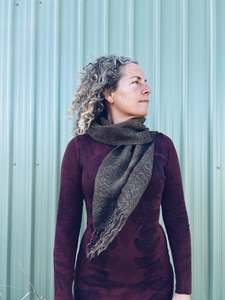 Brown Wool Scarf