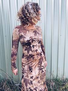 Autumn Oak Leaf Dress ~ Merino ~ S ~ New