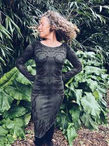 Sale: Wild Forest Dress ~ Merino ~ S/M