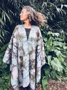 Ponchos Wraps Scarves Blankets: Wearable Wool Blanket Poncho ~ Pastel tones