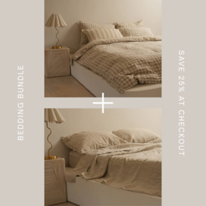 Best Sellers: Natural Gingham and Oat Bundle