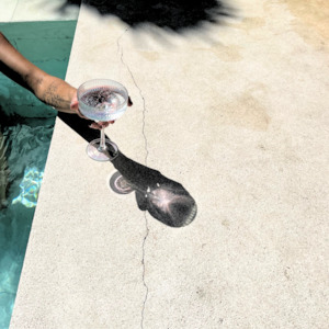 Glassware 1: Iridescent Ribbed Cocktail Glasses- Set of 4