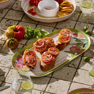 FIESTA MELAMINE OVAL PLATTER