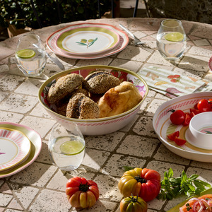 FIESTA MELAMINE SERVING BOWL