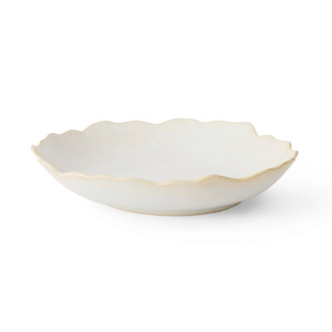Dining: LAGOON IVORY GLAZED DISH