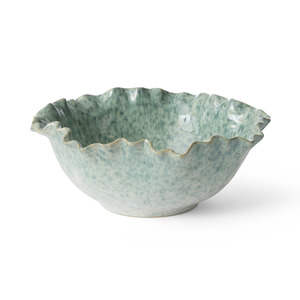 Dining: LAGOON SPECKLE BLUE GLAZED BOWL