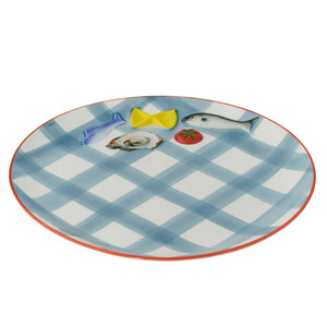 New: Deli Round Ceramic Platter - Multi