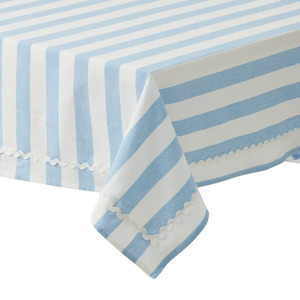 Dining: Orla Cotton Table Cloth Sky Blue