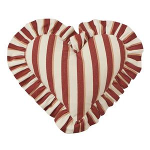 Homeware: Bonny Heart Cotton Cushion Russet