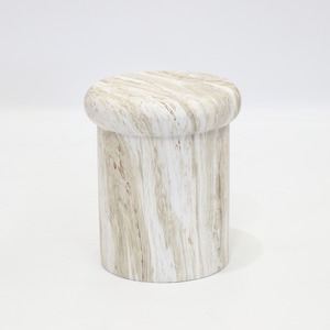 New: Strata Stool- Cool Marble