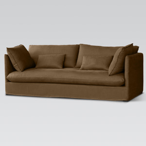 New: Amsterdam Linen Sofa- Mocha