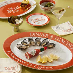 New: Social Dinner + Dancing Oval Platter