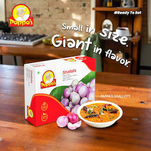 Frozen Snacks: Pappas Shallots (Red Onion) 400gm