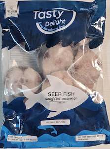 Frozen Snacks: Tasty Delight Seer Fish 1 Kg