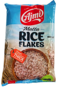 Rice And Wheat: Ajmi Rice Flakes Thick 400g