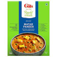 Ready To Eat: Gits Matar Paneer RTE 200g