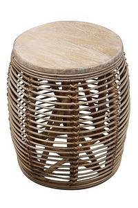 Products: Sanur kubu ottoman / side table - natural - Homelandz