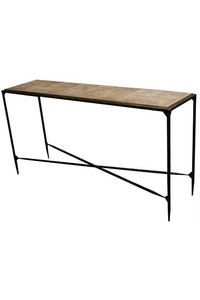 Products: Outback hall table - elm / iron - Homelandz