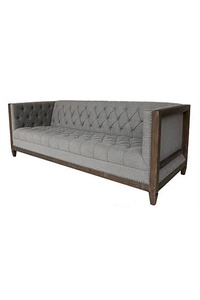 Chelmswood Grey Sofa - Linen/Oak - Homelandz