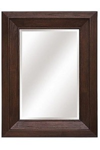 Products: Oak Wood Bevelled Mirror - Homelandz