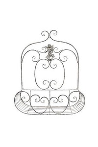 Products: Decorative Cherub Wall Planter - Large - Homelandz