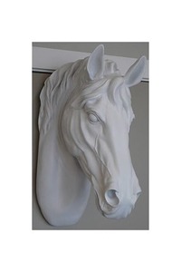Horse Head - Comes in Black, White or Antique Gold - Homelandz