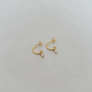 Sophie: YOU ROCK HOOP STUDS