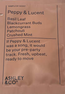 Ashley & Co - Peppy & Lucent Wash Locks Balanced Shampoo -10ml sample sachet