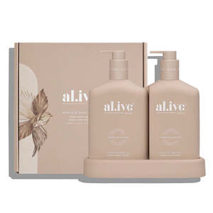 Beauty Skincare: Al.ive Wash & Lotion Duo - Sweet Fig & Apricot