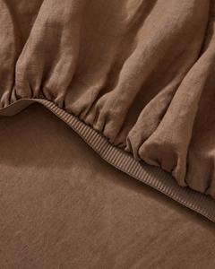 Weave: ravello fitted sheet - biscuit