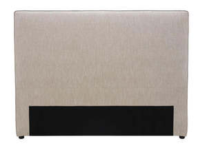 Piped Edge Headboard | Taupe Double/Queen - Preorder