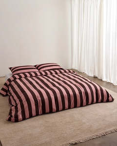 Hommey Quilt Cover - Rocky Road Stripes