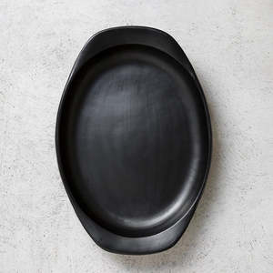 La Chamba Oval Dish with Handles (size 5)