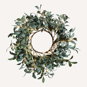Olive Wreath Light Up Large