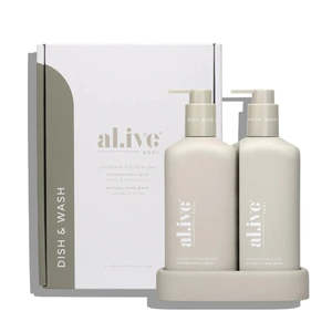 Al.ive Dishwashing Liquid & Handwash Kitchen Duo (2 x 300ml) Lemon & Pomegranate