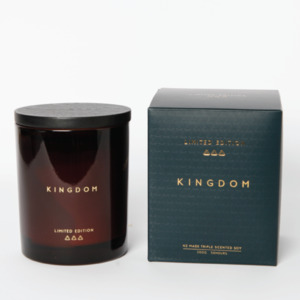Kingdom: Luxury Soy Candle - Clove & Tobacco