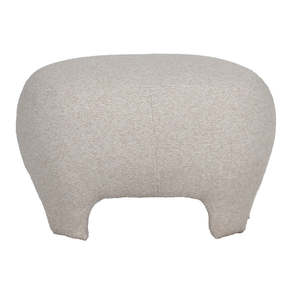 Elly Ottoman - Eggshell