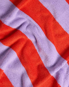 Hommey: Hand Towel - Grapefruit Stripes