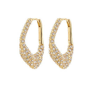 Pilgrim Jewellery: Fenix Earrings Gold-plated