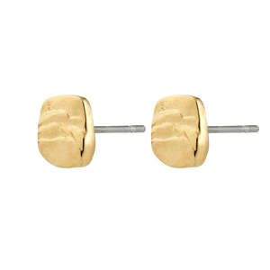 Pilgrim Jewellery: Sense Stud Earrings - Gold plated
