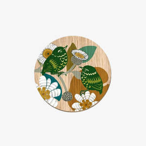 Perfect Additions: Screenprint Titipounamu Coaster
