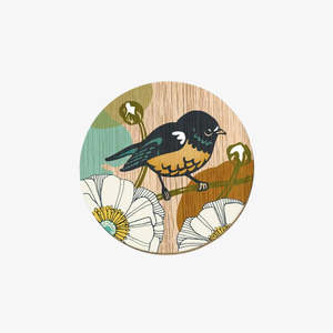 Perfect Additions: Screenprint Miromiro Coaster