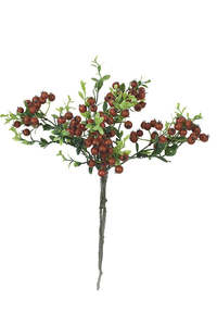 Berry Cluster Stem 41cm Red