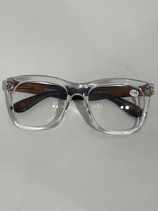 Daily Eyewear 11am Crystal w Brown