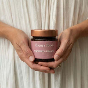 Pantry: RASPBERRY AND CHIA JAM - THEORY FOOD