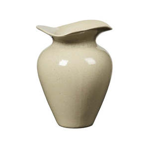 Broste Copenhagen: BROSTE Vase Florentina S - Glossy Beige