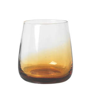 Broste Short Tumbler Amber - Set/4