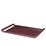 Broste Copenhagen: BROSTE Tray Charlie Large - Chocolate