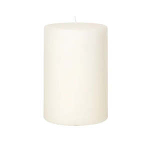 Broste Copenhagen: BROSTE Candle Church Candle 10x15cm - Antique White